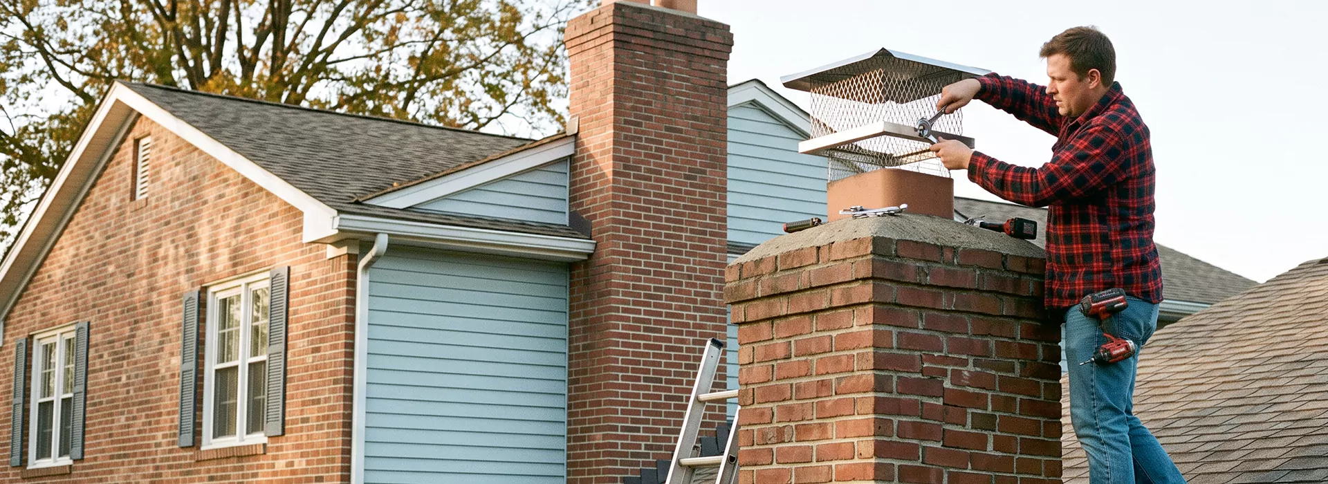 Chimney Spark Arrestor Installation in Lynwood
