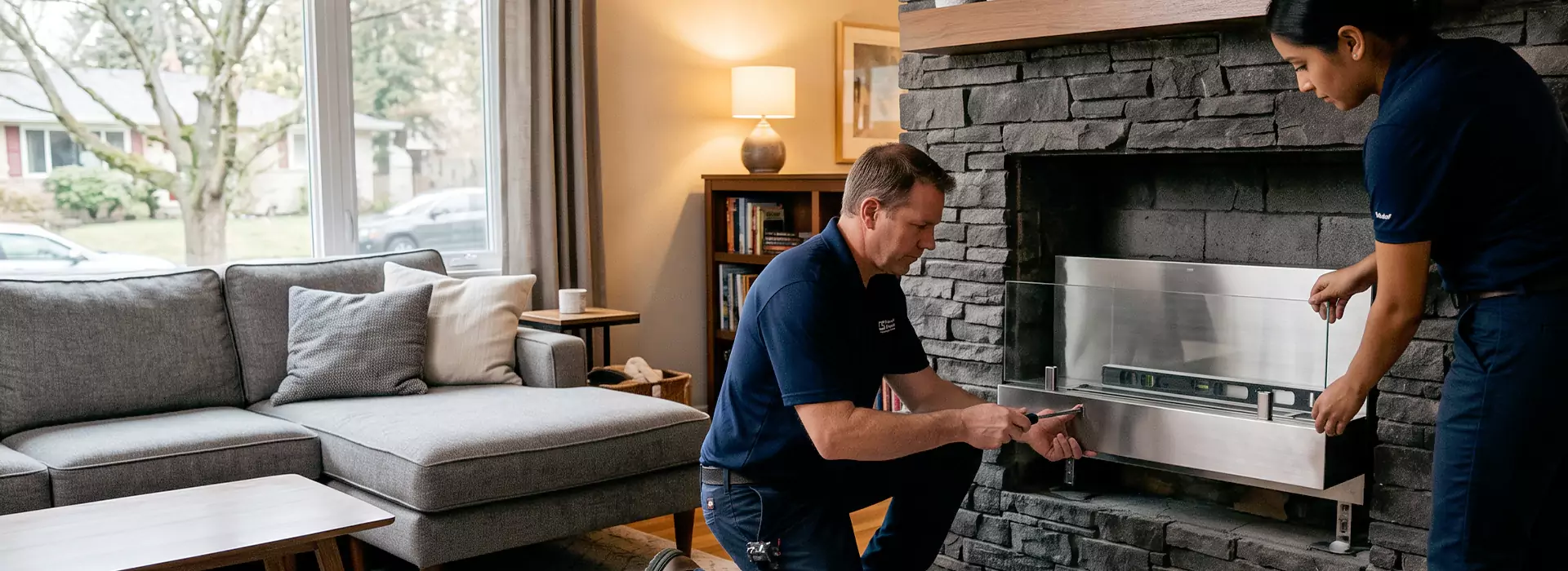 Ethanol Fireplace Installation in Lynwood, CA
