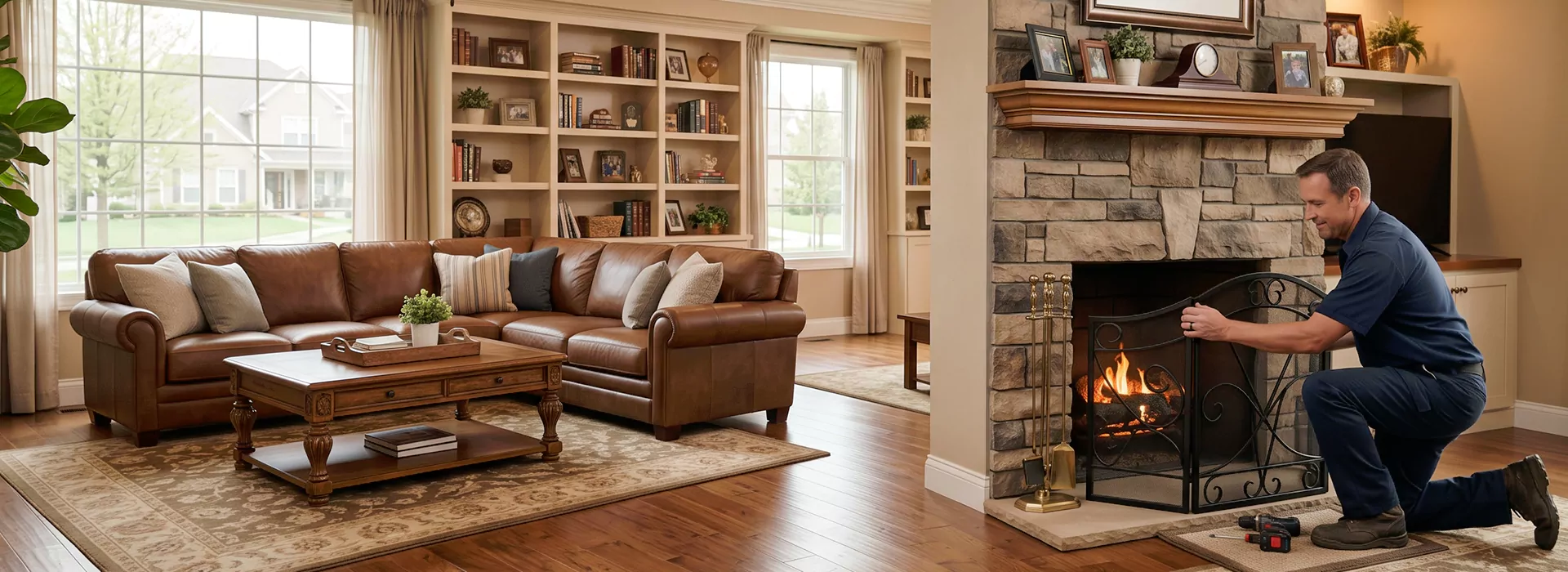 Fireplace Screen Installation Lynwood, CA