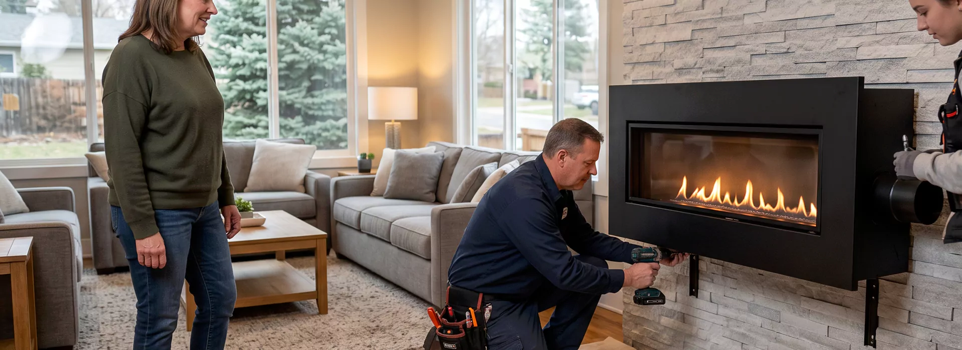 Floating Fireplace Installation Lynwood, CA
