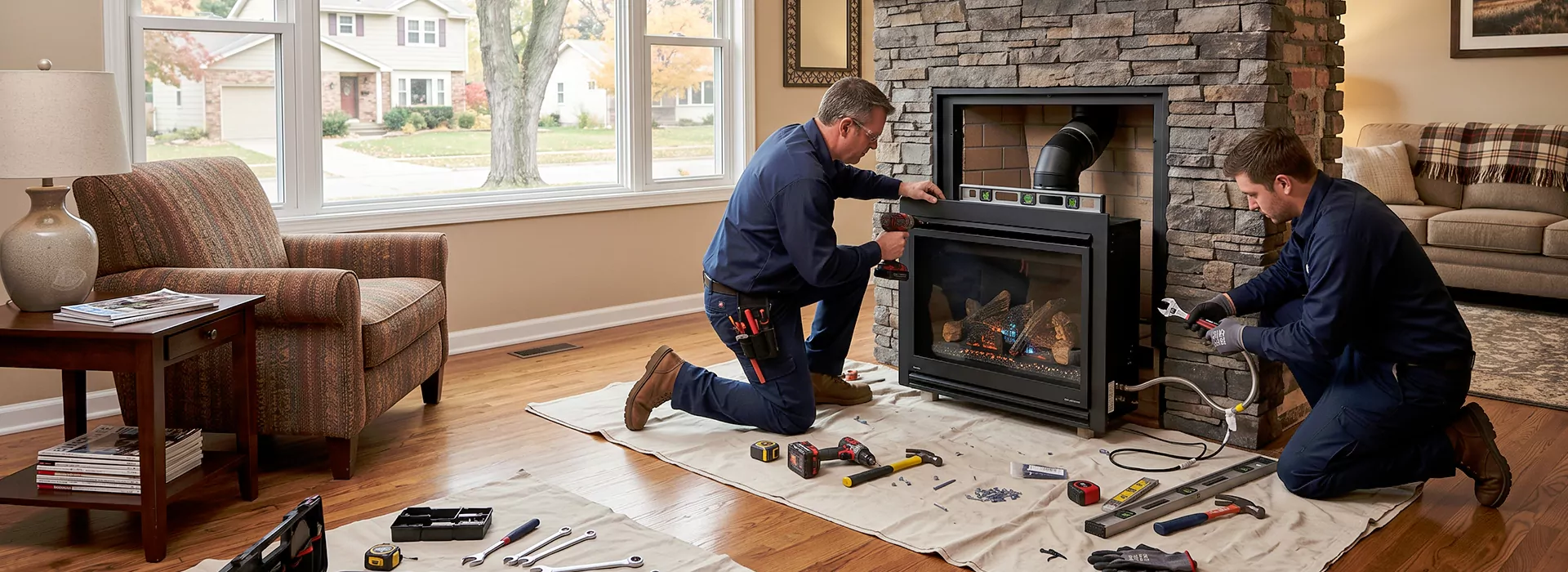 New Fireplace Installation in Lynwood