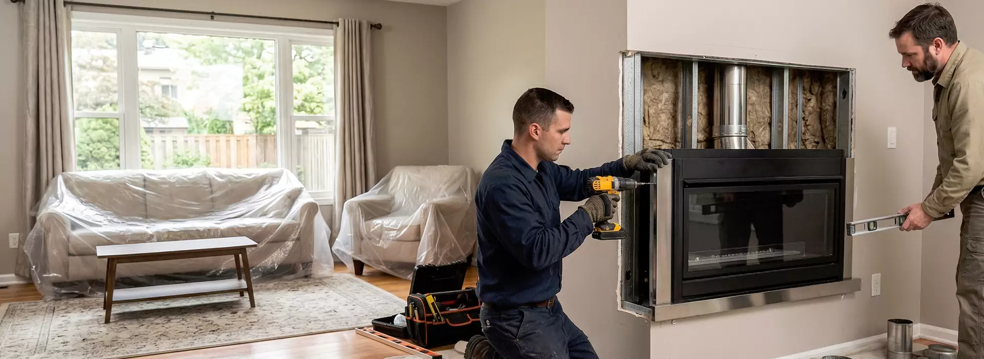 Prefabricated Fireplace Installation in Lynwood, CA