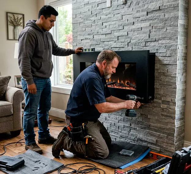 Certified Floating Fireplace Installation Company: Your Local Floating Mantel Installer in Lynwood, CA