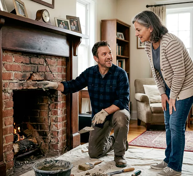 Why Lynwood Homeowners Choose Our Brick Fireplace Repair Team?