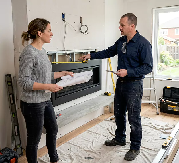 Why Lynwood Homeowners Choose Our Floating Fireplace Installation Team?