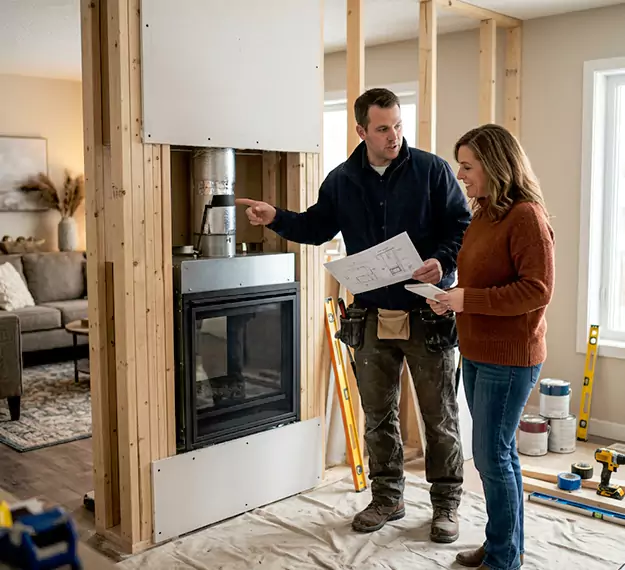 Why Lynwood Homeowners Choose Our Prefab Fireplace Installation Team?