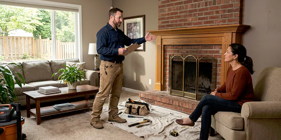 Fireplace and Chimney Removal Service Lynwood