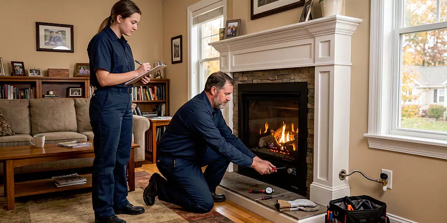 Fireplace Gas Line and Hookup Lynwood