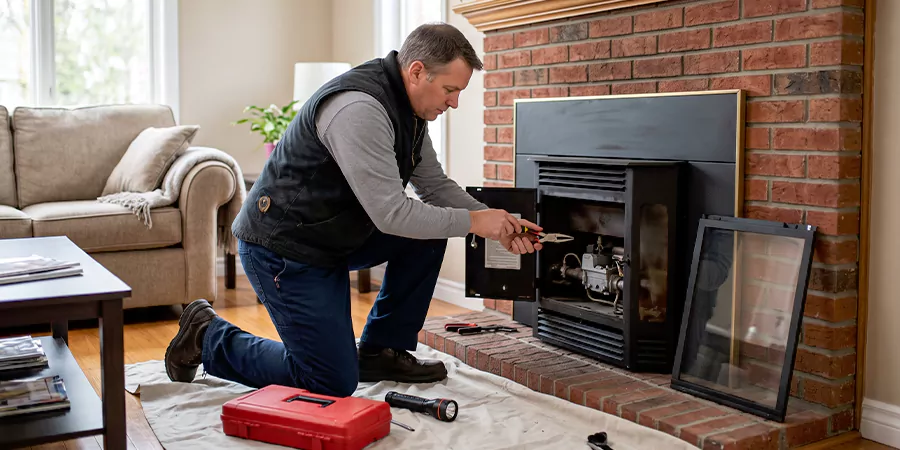 Natural Gas Fireplace Repair Lynwood
