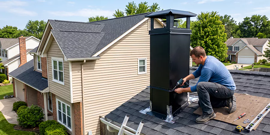 Prefab Chimney Chase Installation Lynwood
