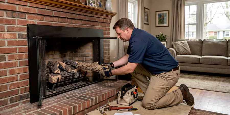 Propane Fireplace Logs Installation Lynwood