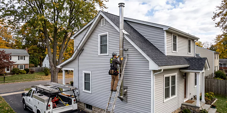 Wood Fireplace Chimney Liner Installation Lynwood