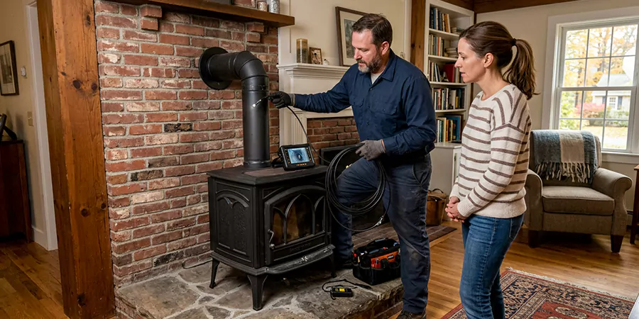 Wood Stove Chimney Inspection Lynwood